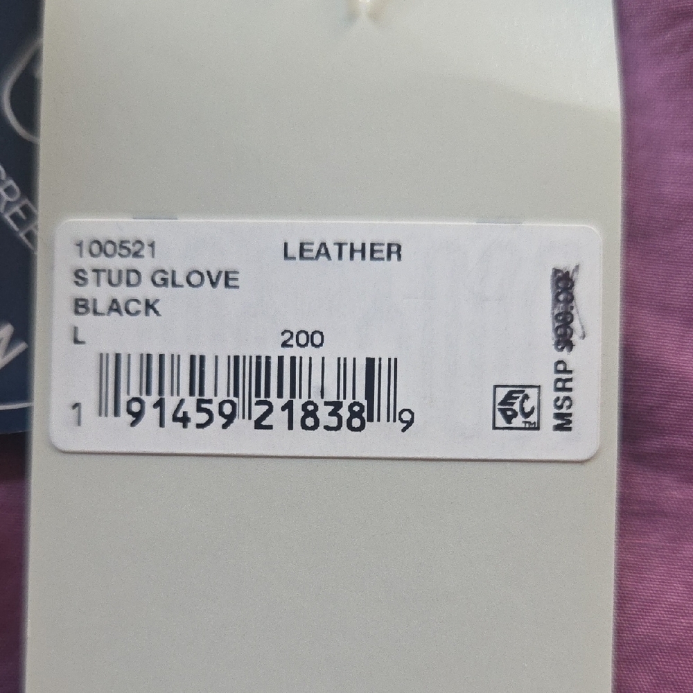 Soft Black Leather Cole Haan Touchscreen Gloves With 100% Silk Lining Size L NWT - Picture 12 of 12